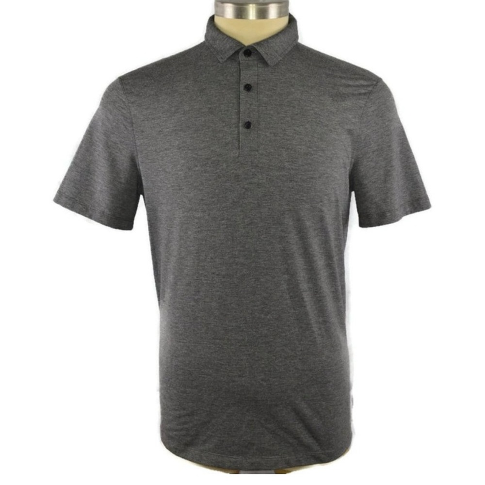 lululemon Evolution Grey charcoal Polo Shirt